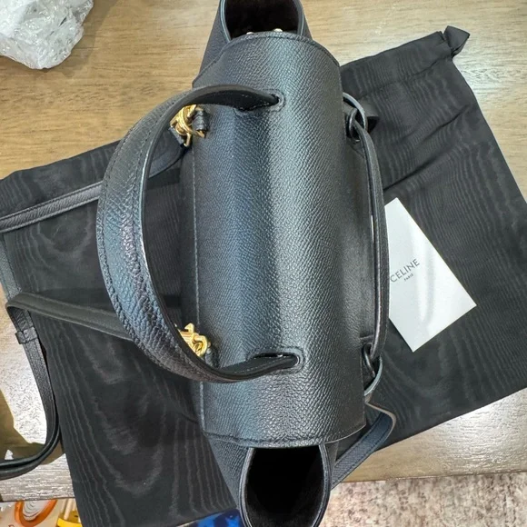 Celine Black nano belt Crossbody Bag - Picture 6 of 16